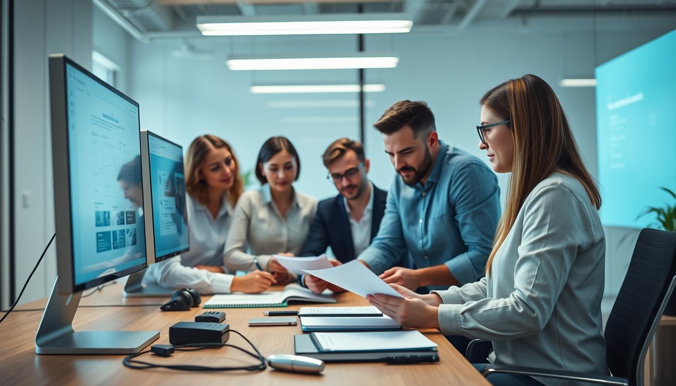 Business software planning session